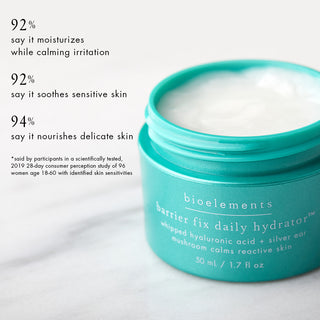 92%* say it moisturizes while calming irritation  92%* say it soothes sensitive skin  94%* say it nourishes delicate skin  *said by participants in a scientifically tested, 2019 28-day consumer perception study of 96 women age 18-60 with identified skin sensitivities 
