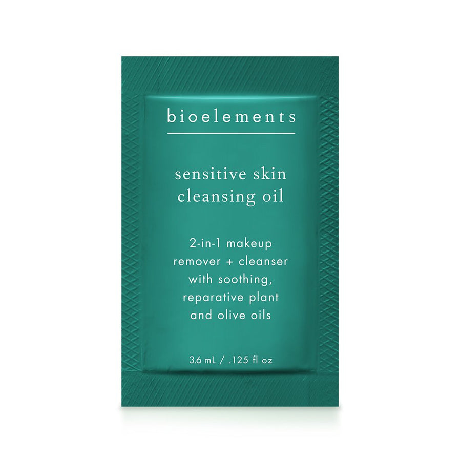 does blotting paper help oily skin Sensitive Skin Cleansing Oil Sample